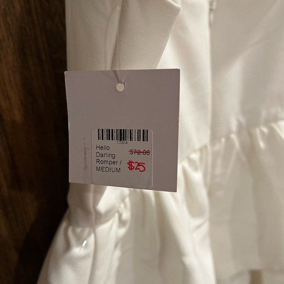 White romper!! - Picture 5 of 5